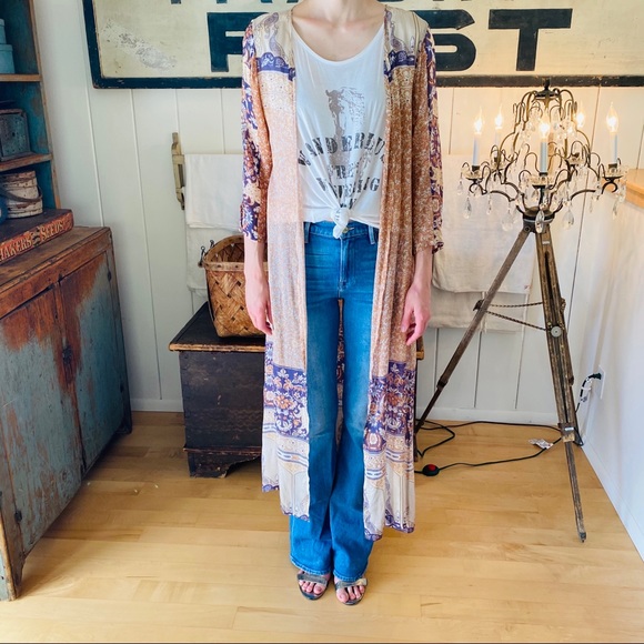 SOLD ♥️ Spell ♥️ Xanadu Duster - Gold Dust - Picture 3 of 13